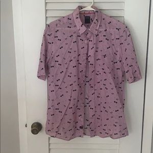 Benson Pink Sunglasses/Palm tree shirt